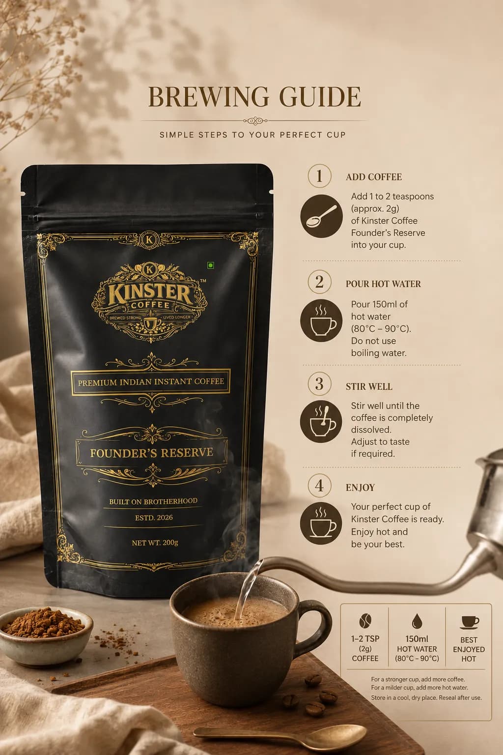 Kinster Reserve Packaging