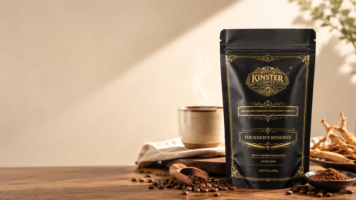 Artisanal Kinster Coffee brewing ritual
